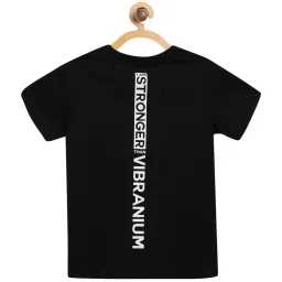 Octave Kids Navy Cotton Printed T-Shirt image 2