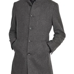 Bruun & Stengade Grey Slim Fit Coats image 1