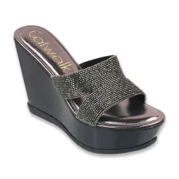 Catwalk Women's Wedding Dreamers Zing Thing Grey Wedges image 1