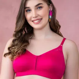 Clovia Pink Non Wired Non Padded T-Shirt Bra-picture-38