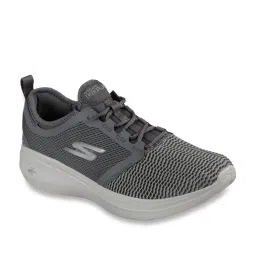 Skechers Men's GO RUN FAST - Charcoal Running Shoes image 2