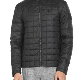 Calvin Klein Black Regular Fit Quilted Jacket image 1