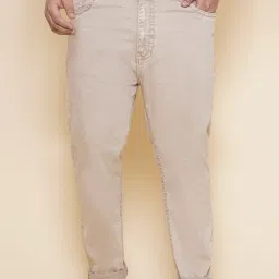 John Pride Beige Regular Fit Jeans image 1
