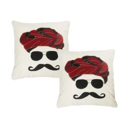 VarEesha Multicolor Cotton Cushion Cover - Set of 2 image 2