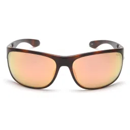 IDEE Brown Wraparound UV Protection Sunglasses for Men image 1