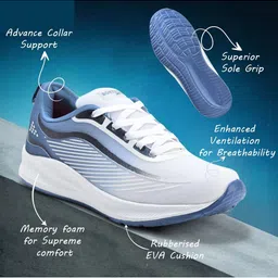 BOKZZON Men Mesh Running Non-Marking Shoes image 4