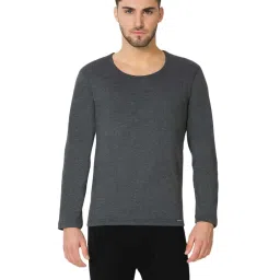 Van Heusen Grey Regular Fit Solid Thermal Top image 1