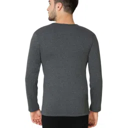 Van Heusen Grey Regular Fit Solid Thermal Top image 2