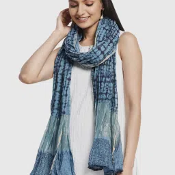 Fabindia Blue Tie & Dye Dupatta image 2