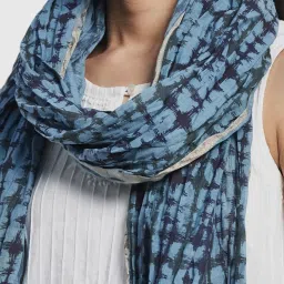 Fabindia Blue Tie & Dye Dupatta image 3