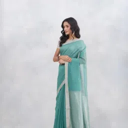 Fabindia Sage Woven Design Saree image 3