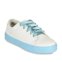 Carlton London Women's White Casual Sneakers image 1
