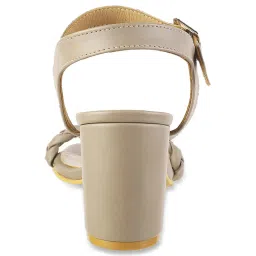 Mochi Women's Grey Ankle Strap Sandals image 5