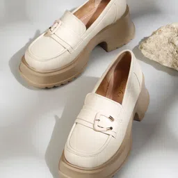 VALIOSAA Women Slip-On Loafers with Buckles-picture-19