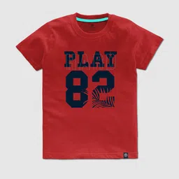 CODEZ Boys Pack OF 3 Typography Printed Cotton T-shirt image 3