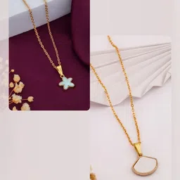 SZN Women Brass Gold-Plated Necklace-picture-17