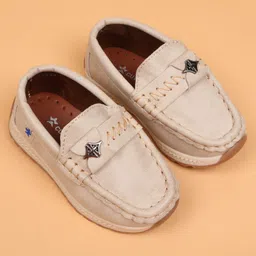 Cute Walk by Babyhug Slip On Solid Loafers - Beige-picture-37