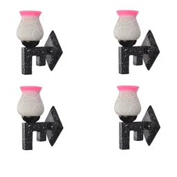 SOMIL Pink Glass Cylinder Printed Wall Lamps-picture-32