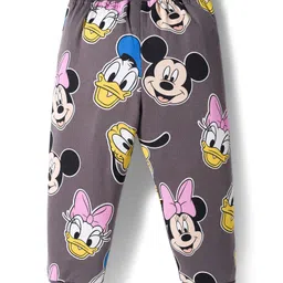 Bonfino Disney Terry Knit Full Length Track Pant With Minnie & Friends Print - Grey image 2