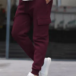 TRIPR Men Mid-Rise Cargo Joggers image 4