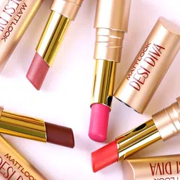 MATTLOOK Desi Diva HD Matte Lipstick Enriched With Hyaluronic Acid- 3.8 g-Plush Purple-15 image 3