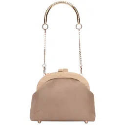 PELLE LUXUR Beige Small Shoulder Bag image 3