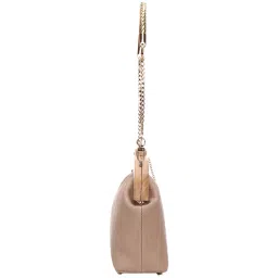 PELLE LUXUR Beige Small Shoulder Bag image 4