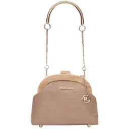 PELLE LUXUR Beige Small Shoulder Bag image 1