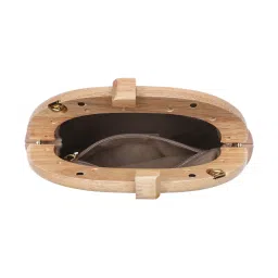 PELLE LUXUR Beige Small Shoulder Bag image 5