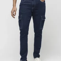 Produkt By Jack & Jones Blue Slim Fit Cargo Jeans image 1