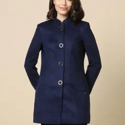 Allen Solly Navy Cotton Jacket image 1