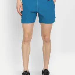 Dida Blue Polyster Regular Fit Solid Shorts image 1