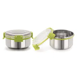 Magnus Green Plastic Airtight Leakproof Storage Container - Set of 2 image 1