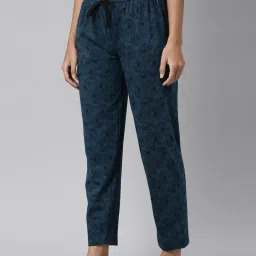 Kryptic Teal Blue Printed Pyjamas image 3