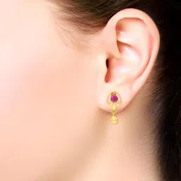 Malabar Gold and Diamonds 22k Gold Earrings for Women image 2