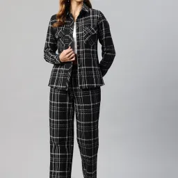 Cottinfab Black Checks Two-Piece Formal Suit image 1