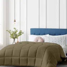 Razzai Beige Poly fill Basic Comforters image 1