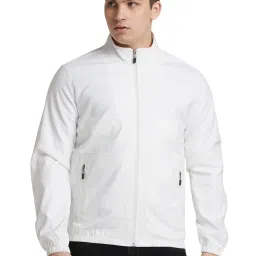 Park Avenue White Regular Fit Jacket image 1