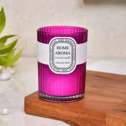 TAYHAA Purple Wax Aroma Scented Candle image 1