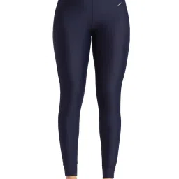 Speedo Navy Self Pattern Swim Leggings image 1