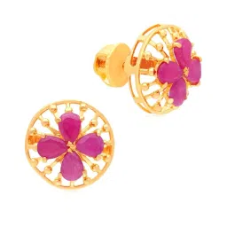 Malabar Gold and Diamonds 22k Gold Earrings for Women image 1