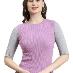 Monte Carlo Purple Regular Fit Sweater image 1