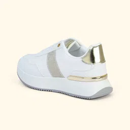 yoho Women Round Toe PU Sneakers image 2