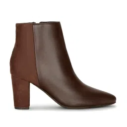 Bata Women's MARIAH Brown Booties image 1