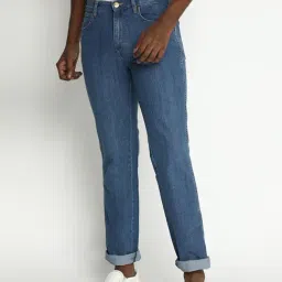 Wrangler Blue Cotton Regular Fit Jeans-picture-20