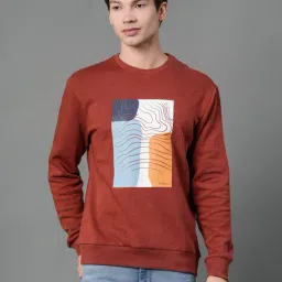 Red Tape Rust Regular Fit Printed Sweatshirt-picture-11