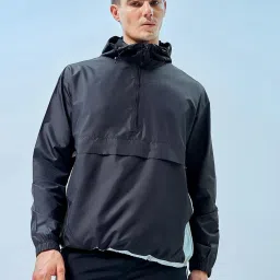 Bewakoof Men White Nylon Relaxed Fit Casual Jacket image 1