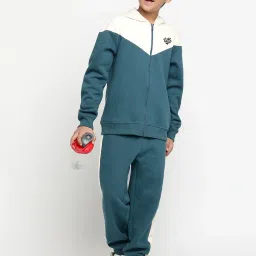 Lil Tomatoes Boys Heavy Weight Cotton Fleece Track Suit image 1
