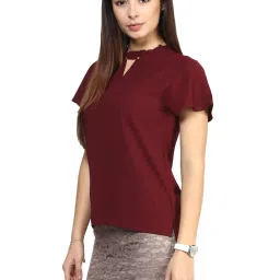 Rare Red Regular Fit Top image 3