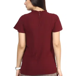 Rare Red Regular Fit Top image 2